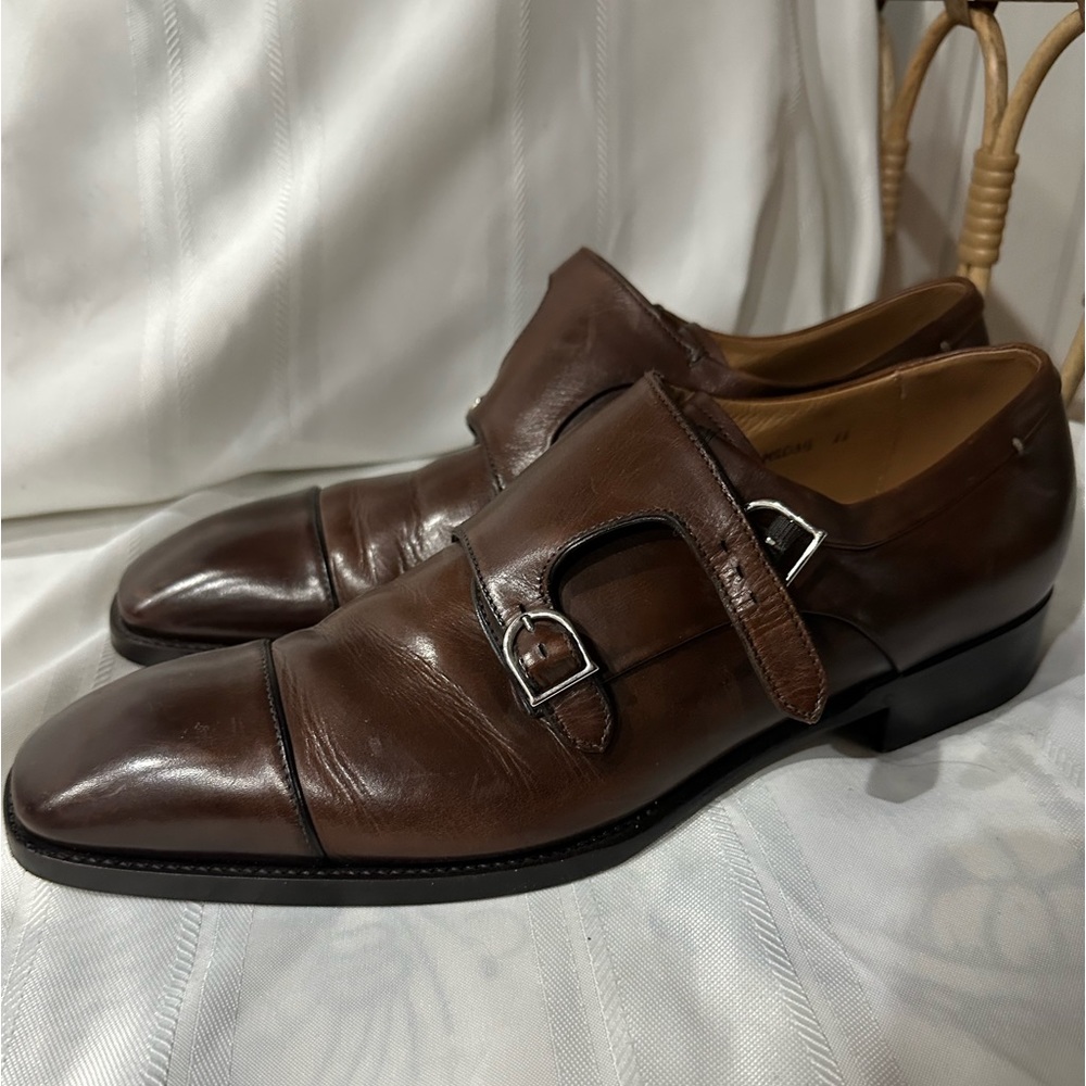 Paul Stuart Newbury Double Monk Strap shoes